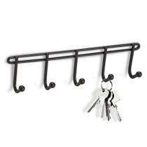 Porta Chaves 5 Ganchos Preto Porta Chaves 5 Ganchos Preto