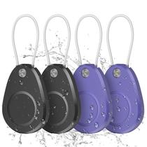 Porta-chaves AirTag impermeável, pacote com 4 unidades para Apple AirTags Porta-chaves AirTag impermeável, pacote com 4 unidades para Apple AirTags