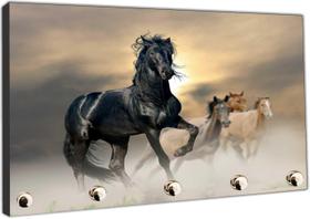 Porta Chaves Animais Cavalos Organizador Chaveiro