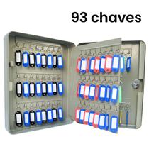 Porta Chaves Armário Claviculário De 93 Chaves Com Chaveiros - KONTUZ