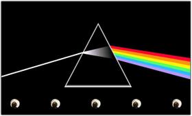 Porta Chaves Bandas Pink Floyd The Dark Side of the Moon Organizador Chaveiro