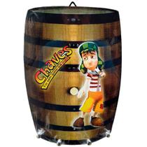 Porta Chaves Barril Chaveiro Decorativo em Madeira - Turma do Chaves Porta Chaves Barril Chaveiro Decorativo em Madeira - Turma do Chaves