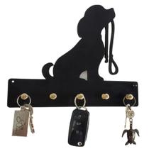 Porta Chaves Cachorrinho Com 5 Ganchos E Dupla Face - 25cm Porta Chaves Cachorrinho Com 5 Ganchos E Dupla Face - 25cm