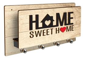 Porta Chaves Carta Organizador de Parede Decorativo em MDF Porta Chaves Carta Organizador de Parede Decorativo em MDF