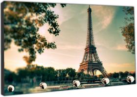 Porta Chaves Cidade Paris Torre Eiffel Organizador Chaveiros - Vital Quadros