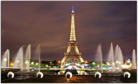 Porta Chaves Cidade Paris Torre Eiffel Organizador T03