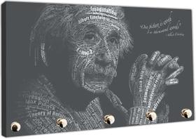 Porta Chaves Ciências Albert Einstein Físico Organizador Chaveiros - Vital Quadros