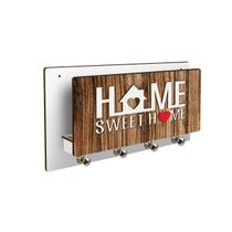 Porta Chaves Com Porta Cartas Home Sweet Home Em Mdf