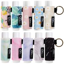 Porta-chaves com protetor labial WK IEASON 10 peças Floral A Porta-chaves com protetor labial WK IEASON 10 peças Floral A