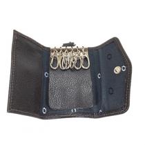 Porta chaves couro fasolo u047 marrom café