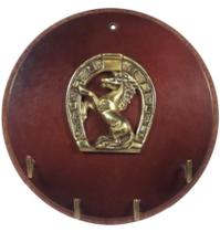 Porta Chaves de Parede Cavalo com Ferradura - Celebre Sua Paixão Equina com Estilo!