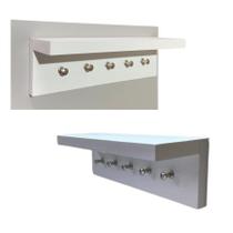 Porta Chaves de Parede em MDF com Ganchos Organização e Decoração para entrada da casa