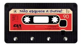 Porta Chaves De Parede Retro Fita K7 Mdf