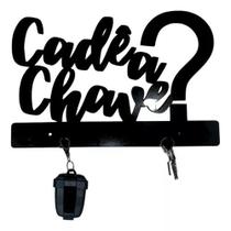 Porta Chaves Decorativo Preto Modelo Passaro Home Mdf