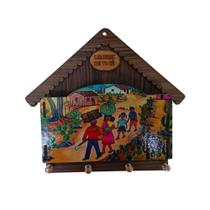 Porta-Chaves e Cartas NORDESTINO Suporte para Chaves em Aço Inox Elegante e Funcional