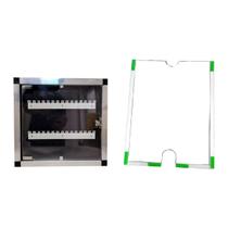 Porta Chaves Em Alumínio 30 Chaves + Display Expositor A4 Porta Chaves Em Alumínio 30 Chaves + Display Expositor A4