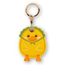 Porta-chaves em couro compatível com Apple AirTag