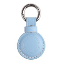 Porta-chaves em couro genuíno para Airtag KEEPXYZ Blue V1.0 Porta-chaves em couro genuíno para Airtag KEEPXYZ Blue V1.0