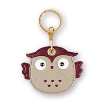 Porta-chaves em couro para Apple AirTag XSUIOY Khaki