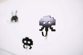 Porta Chaves Game - Space Invaders (Conjunto com 3 peças) - Makers Manufatura