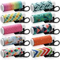 Porta-chaves Lip Balm Holder, clipe compacto em pacote com 10 Sureio