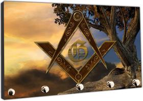 Porta Chaves Maçonaria Maçons Templos Salas Organizador Chaveiro Decorar