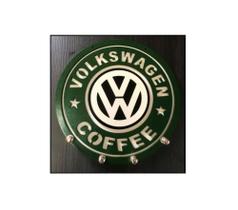 Porta Chaves Madeira Mdf Não Esqueça Chaves Volkswagem Coffe