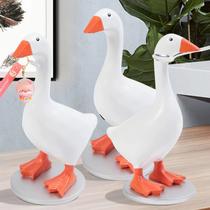 Porta-chaves magnético Jareo Goose Cute Home Decor Resin