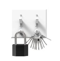 Porta-chaves magnético KeySmart The KeyCatch (pacote com 6)