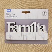 Porta Chaves MDF Família Autocolante