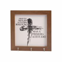 Porta Chaves Modelo Quadro Decorativo 19x19cm PCCN21 Porta Chaves Modelo Quadro Decorativo 19x19cm PCCN21