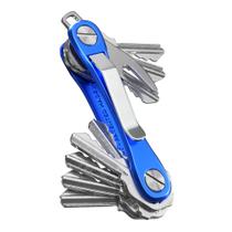 Porta-chaves multiferramentas robusto KeySmart com abridor de garrafas vermelho