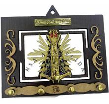 Porta Chaves Nossa Senhora Aparecida Vazado Madeira Metal Pq Porta Chaves Nossa Senhora Aparecida Vazado Madeira Metal Pq