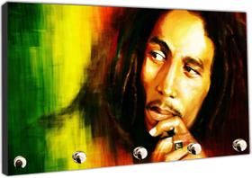 Porta Chaves Reggae Bob Marley - Vital Quadros Do Brasil
