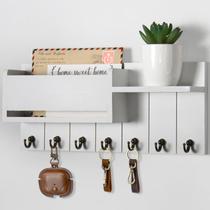 Porta-chaves RelaxScene Decorative para montagem na parede com prateleira Porta-chaves RelaxScene Decorative para montagem na parede com prateleira
