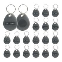 Porta-chaves RFID JOJOCY graváveis HID 125 KHZ 26 bits (cinza, 50)