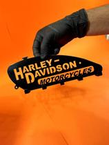 Porta Chaves Tanque Harley 22x10 cm Preto Lixa