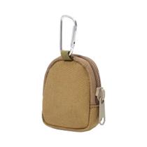 Porta-Chaves Tático Masculino EDC Com Bolso Para Moedas E Zíper Para Uso Externo
