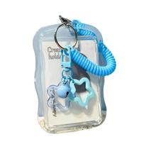 Porta-chaves Transparente Para Photocard Kpop, Capa Protetora Para Fotos, Cartão De Ônibus E Cartão
