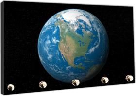 Porta Chaves Universos Planetas Terra Galáxias Organizador Chaveiros