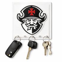Porta Chaves Vasco Decorativo Cruz Escudo Quadro Torcedor