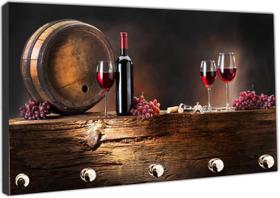 Porta Chaves Vinho Bebidas Bar Organizador Chaveiro Decorar Gourmet