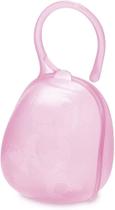 Porta chupeta adoleta bebê rosa translucido Porta chupeta adoleta bebê rosa translucido