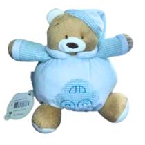 Porta Chupeta Bebê Pelúcia Urso Azul Neném Luxo - Zip Toys Porta Chupeta Bebê Pelúcia Urso Azul Neném Luxo - Zip Toys