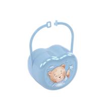 Porta chupeta dec menino 03 - azul clean urso - PLASUTIL Porta chupeta dec menino 03 - azul clean urso - PLASUTIL