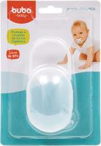 Porta chupeta infantil bebê neutra incolor com alça buba
