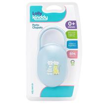 Porta Chupeta Lolly Zoo Azul