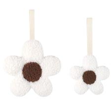 Porta-chupeta para bebê NEHET Margarida, 2 unidades, macio, feito à mão Porta-chupeta para bebê NEHET Margarida, 2 unidades, macio, feito à mão