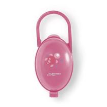 Porta Chupetas Paci Clean - Tartaruga Rosa - Multikids Baby