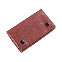 Porta-Cigarros Retro Em Couro PU Com Estojo Para Papel De Fumar